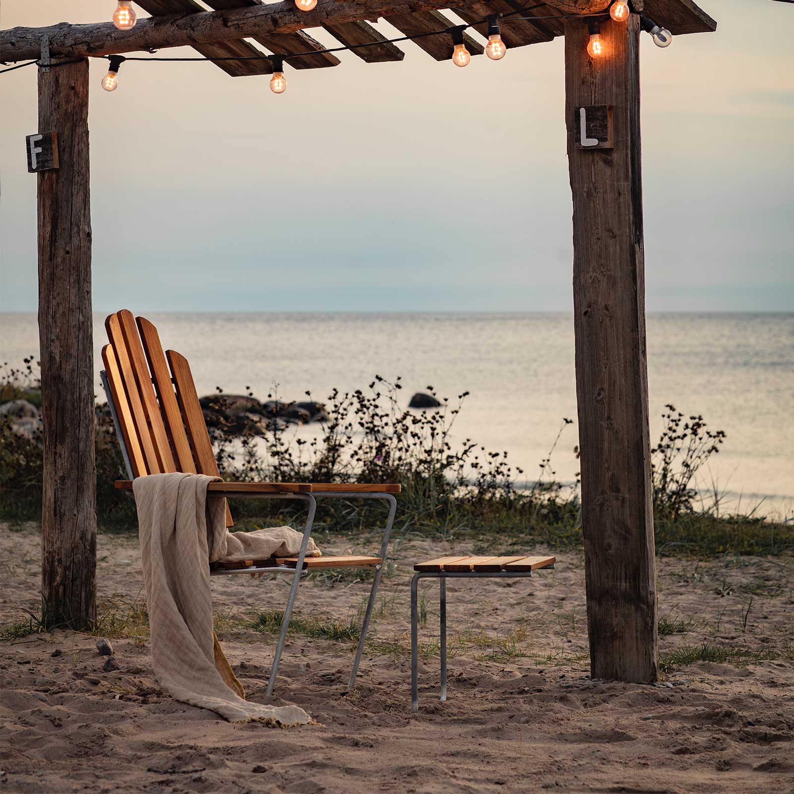 A3 Solstol, flera alternativ | Grythyttan Stålmöbler