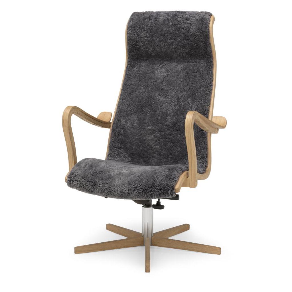 FÅTÖLJ GREVEN, fårskinn