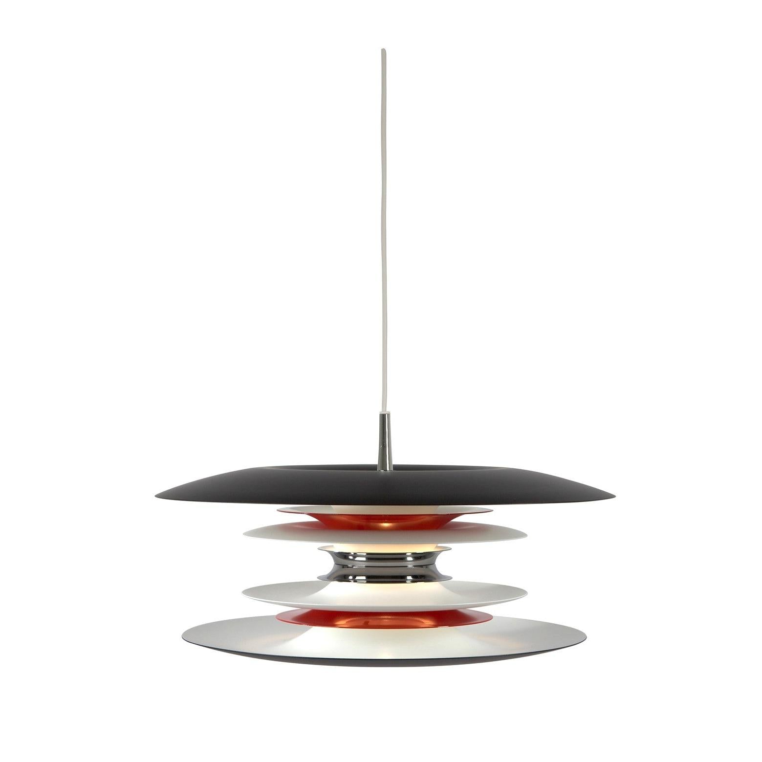 TAKLAMPA DIABLO D500, Svart/röd