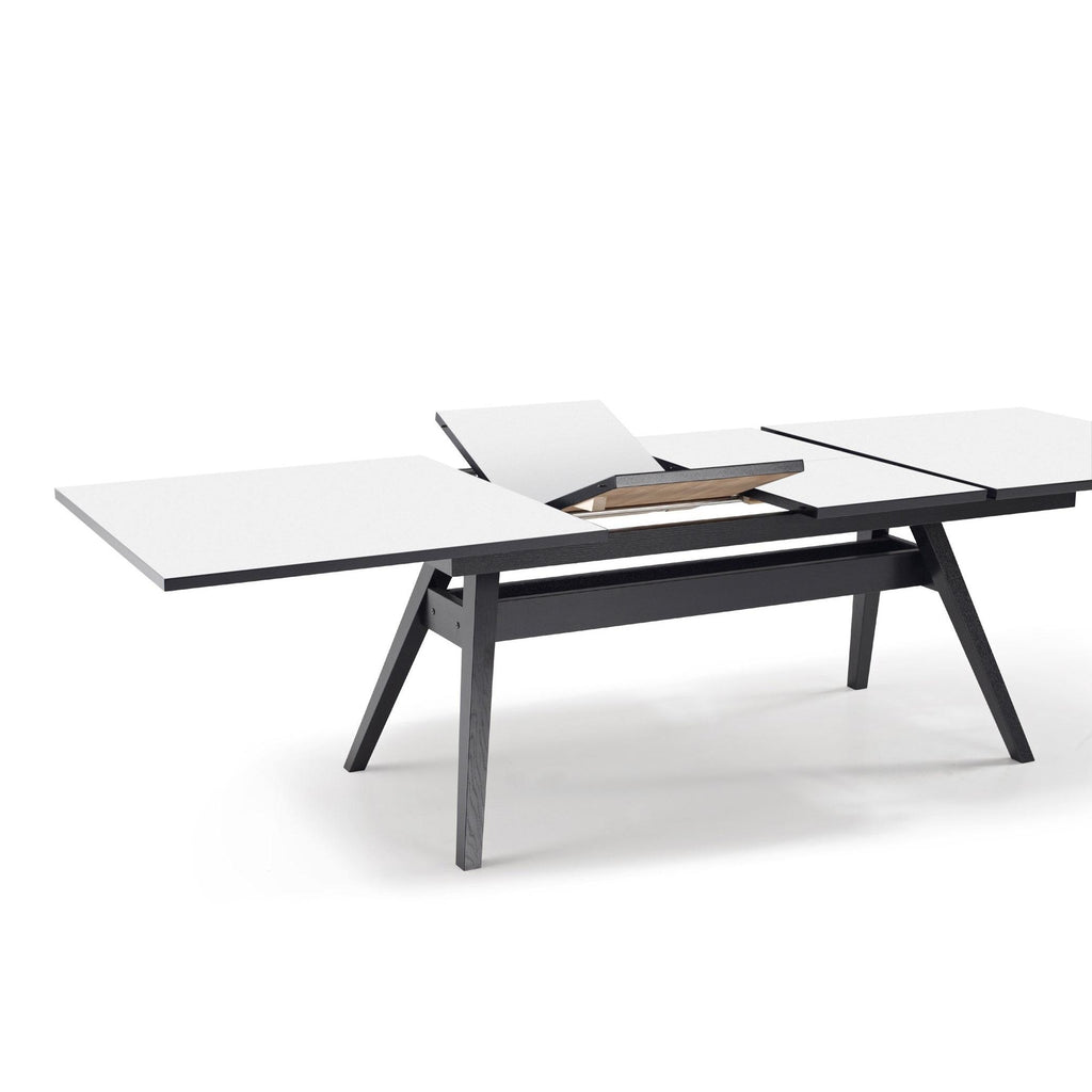 BORNHOLM Matbord med iläggsskiva