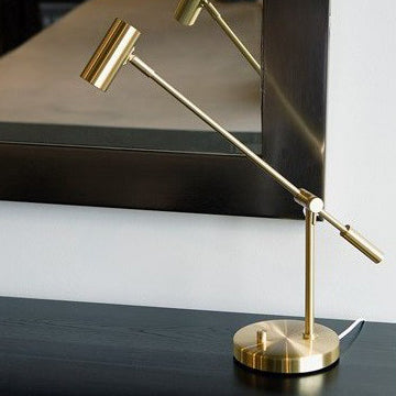 BORDSLAMPA CATO, mässing