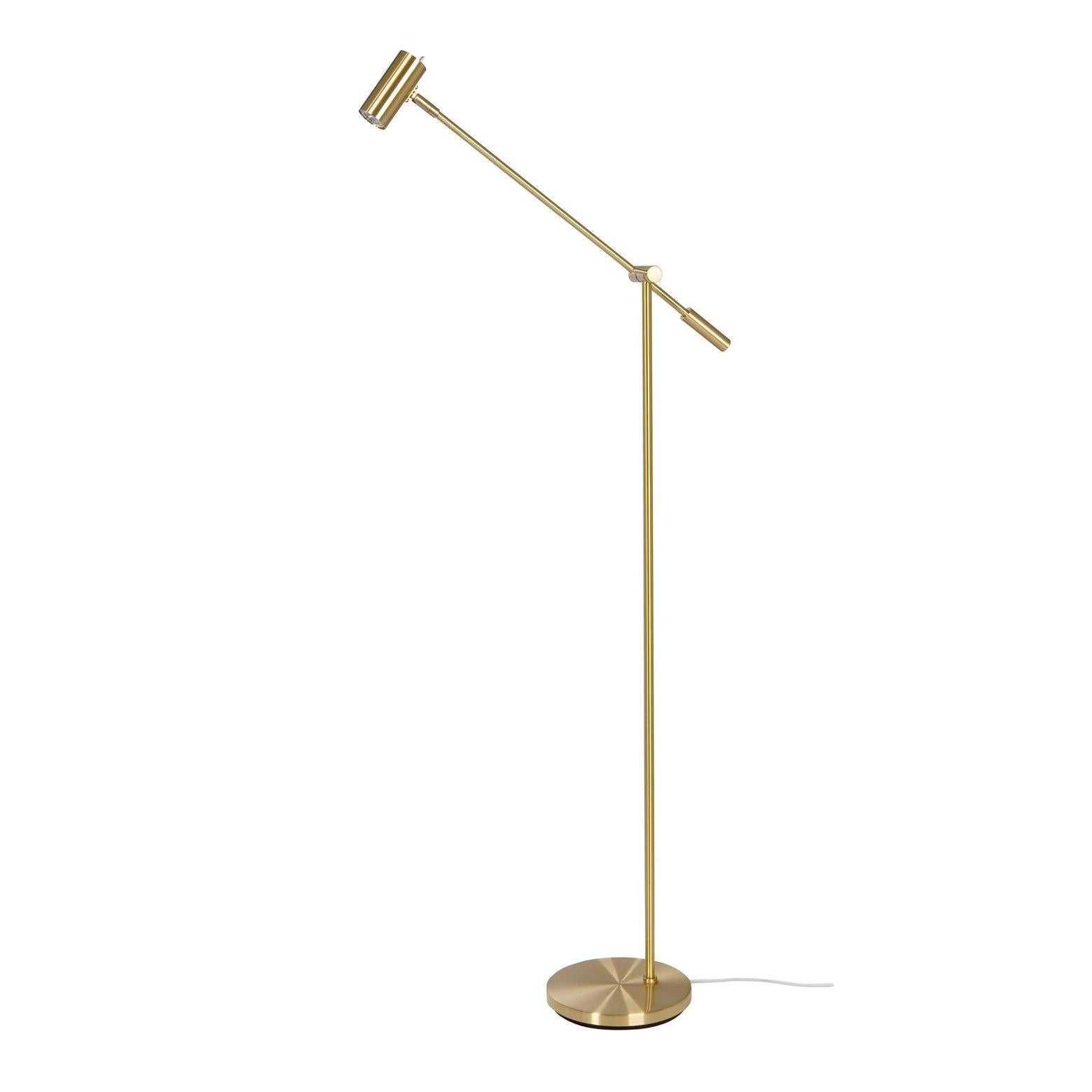 GOLVLAMPA CATO, mässing