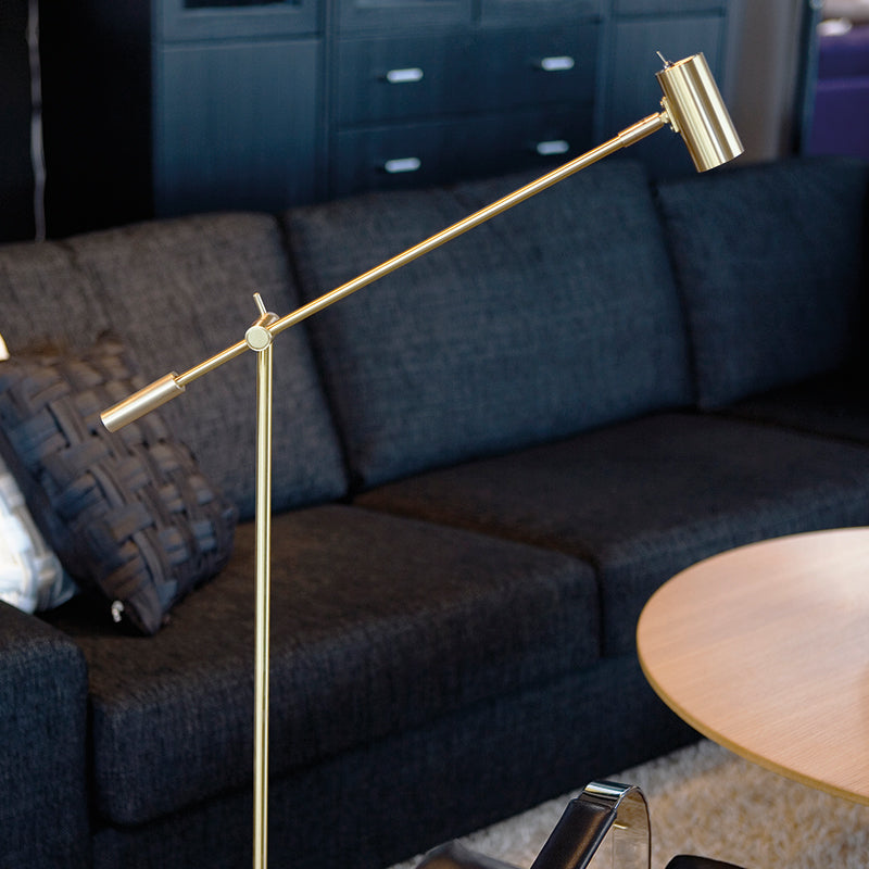 GOLVLAMPA CATO, mässing