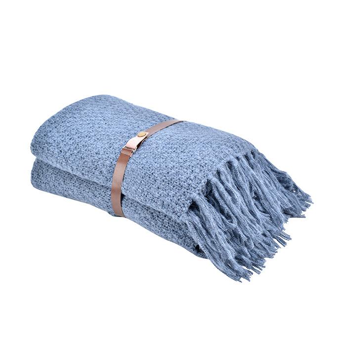 MR PLANT Catinf filt, Blå och rosa