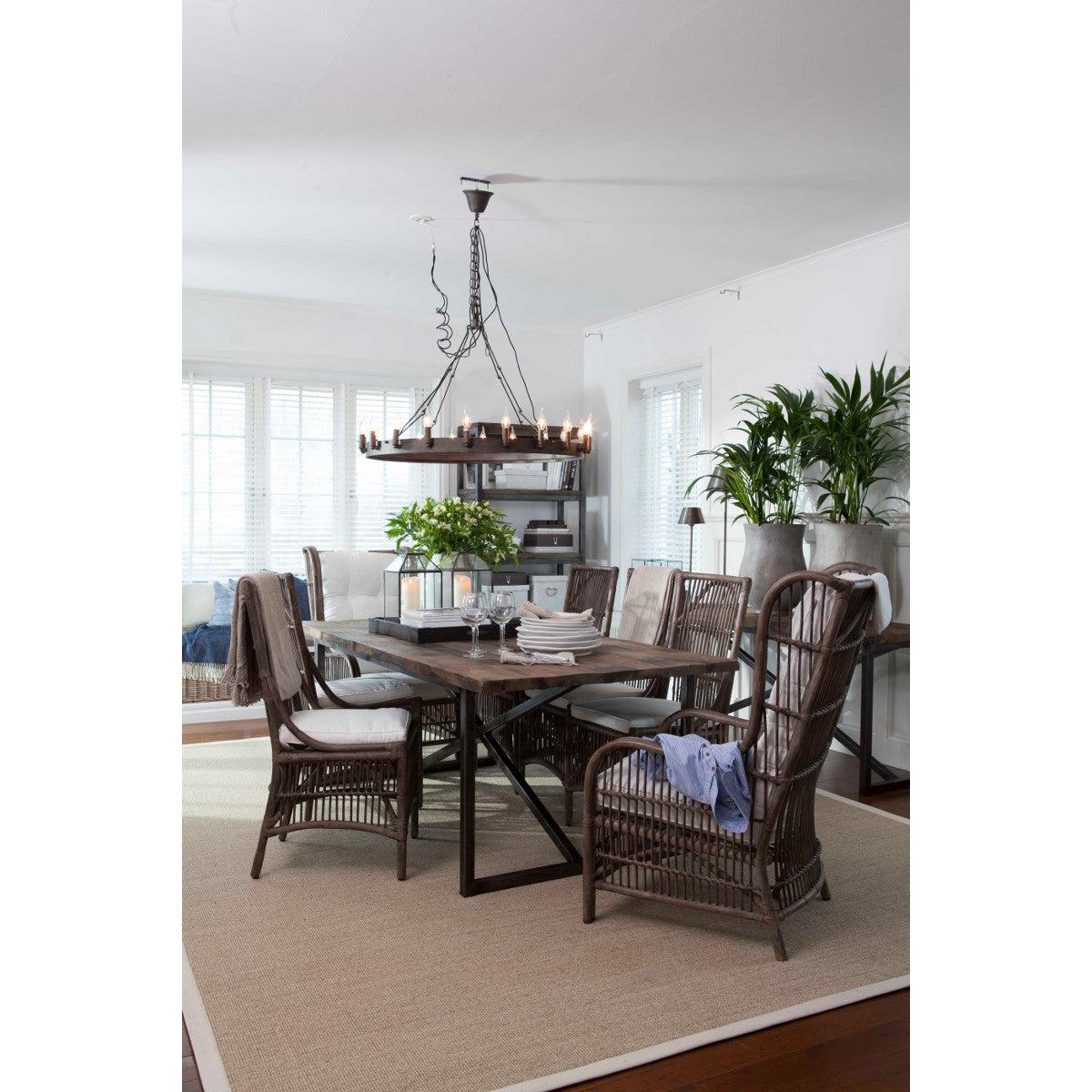 CROWN Large Taklampa, antik | Artwood