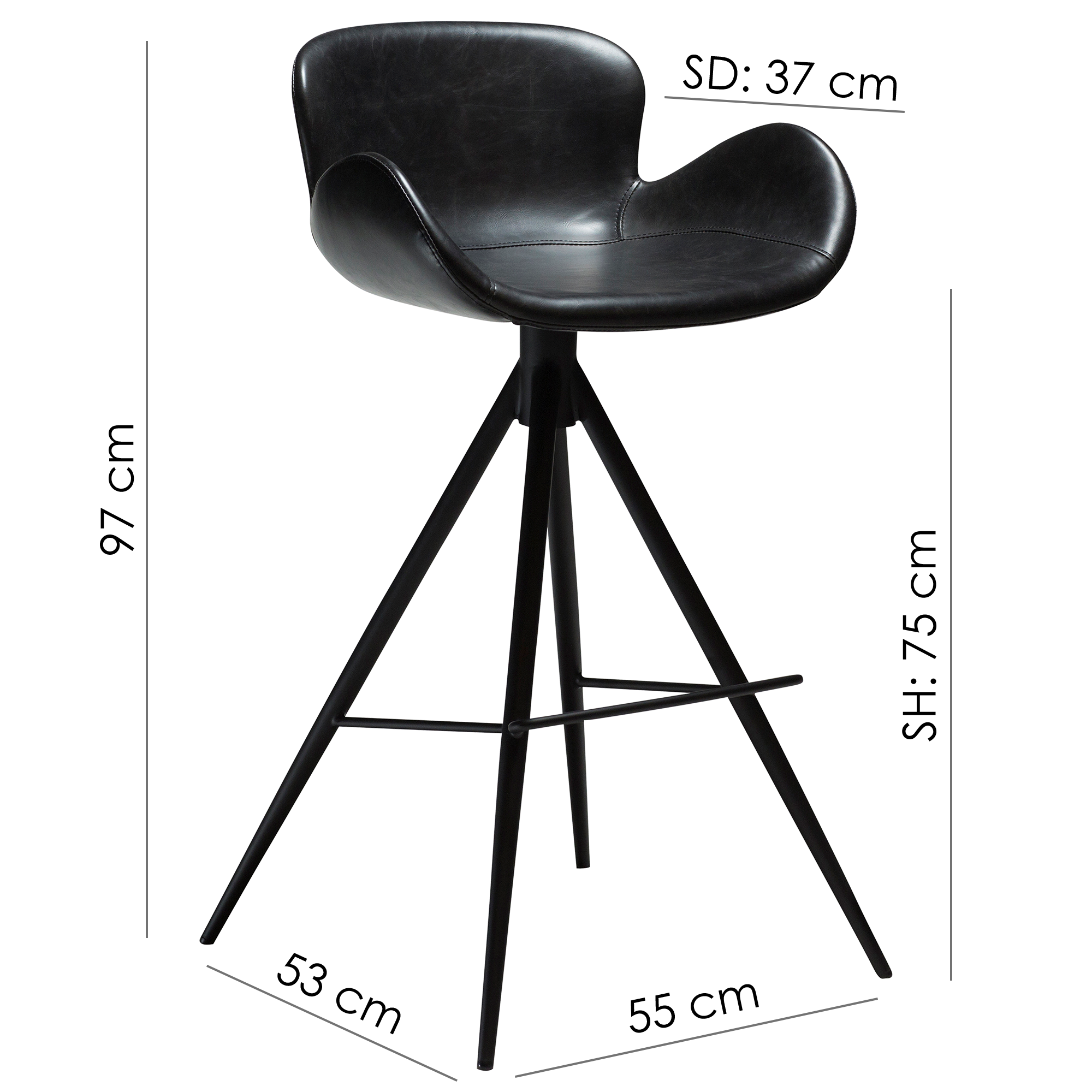 GAIA Barstol konstskinn