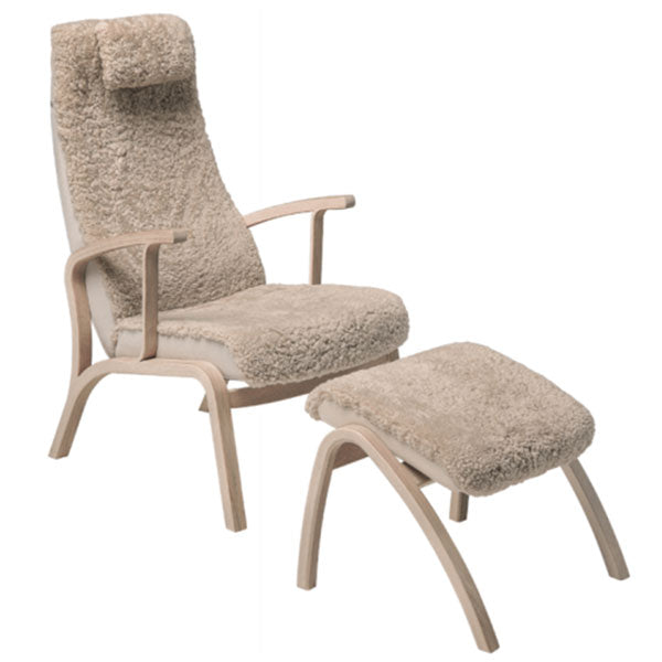 UNO Fåtölj fårskinn