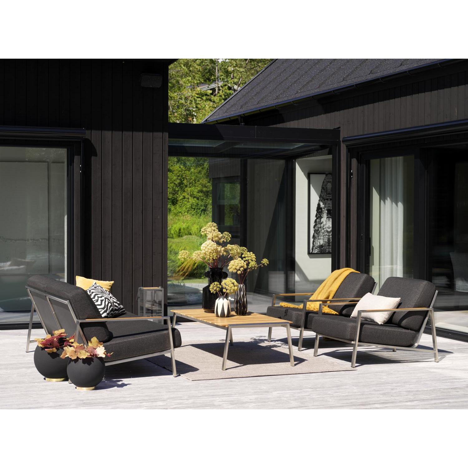 NAOS Soffbord utomhus, natur 140x75 cm | Brafab