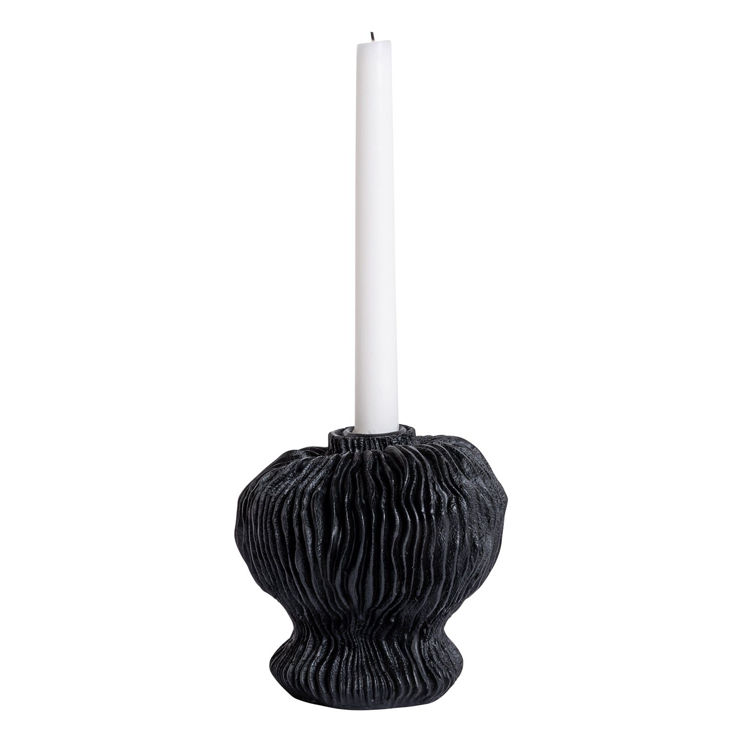 BONNIE Ljusstake i två storlekar, svart | Mogihome