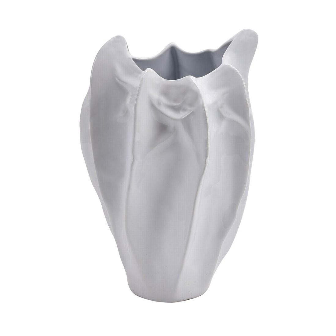 MONIQUE Vas Stengods Vit | Mr Plant