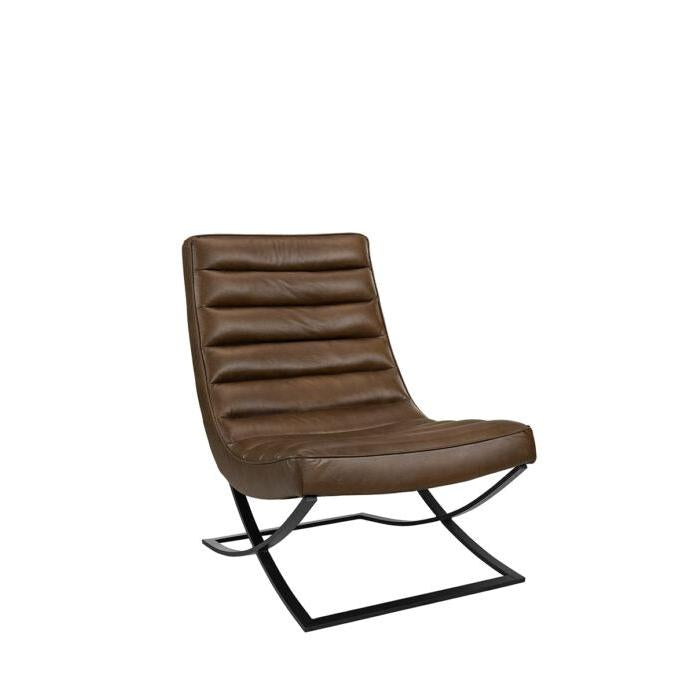 BROOKS Skinnfåtölj