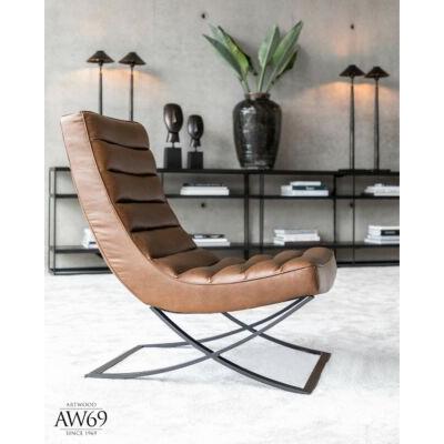 BROOKS Skinnfåtölj