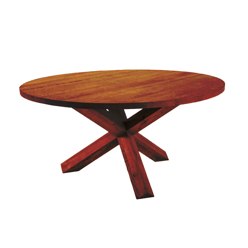 COEN Runt matbord, amerikansk lackad valnöt Ø120-180 cm