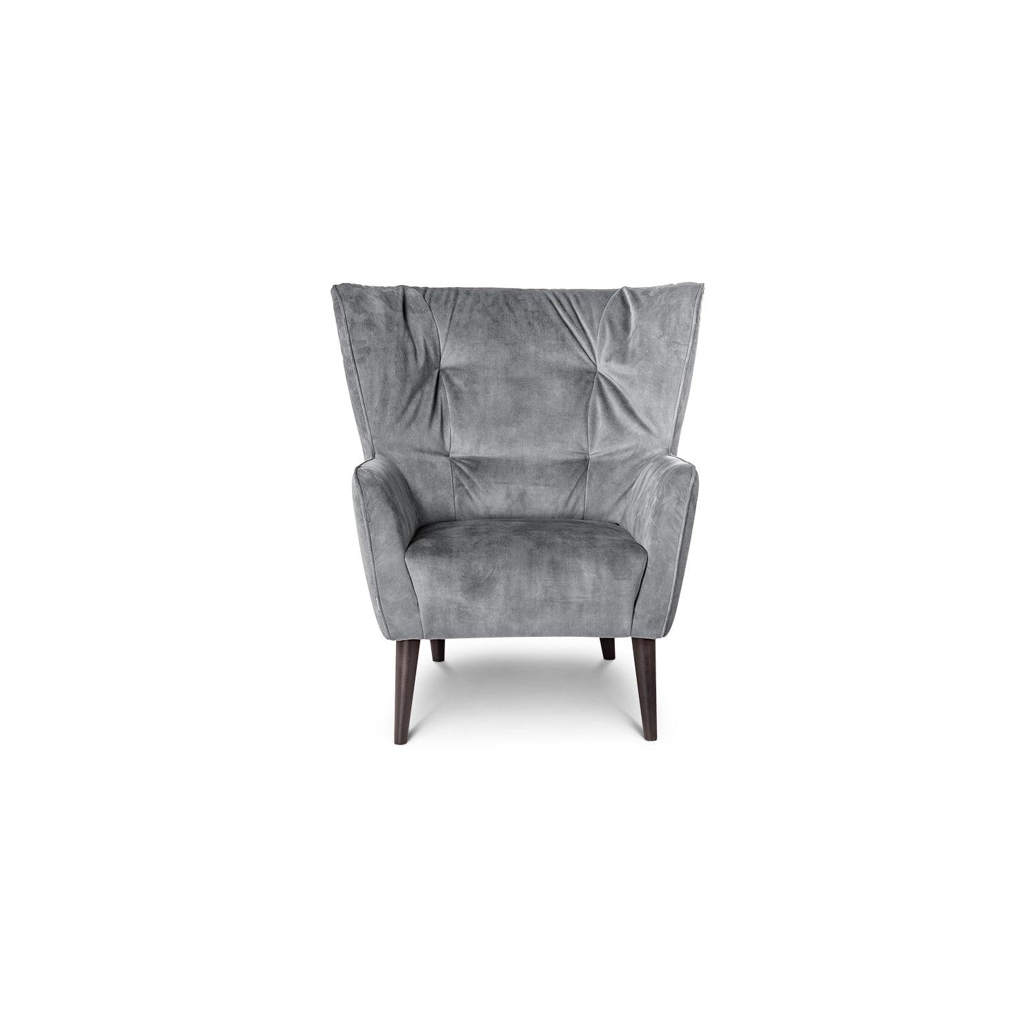 SIENA Fåtölj med fotpall