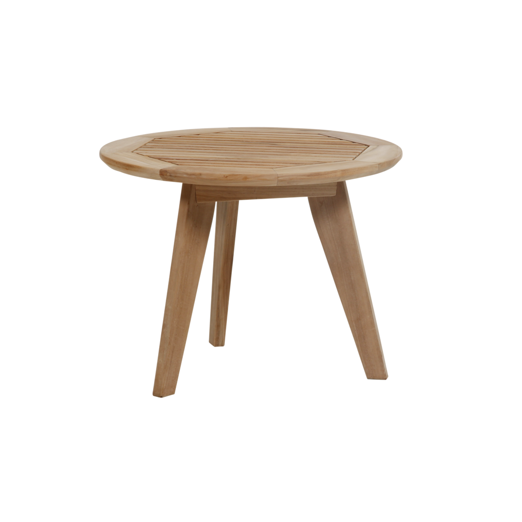 KASTOS Runt soffbord teak utomhus, flera storlekar | Brafab