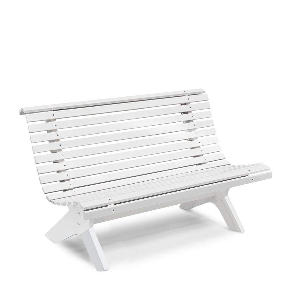 LUND Bänk i furu utomhus, flera färger | Hillerstorp