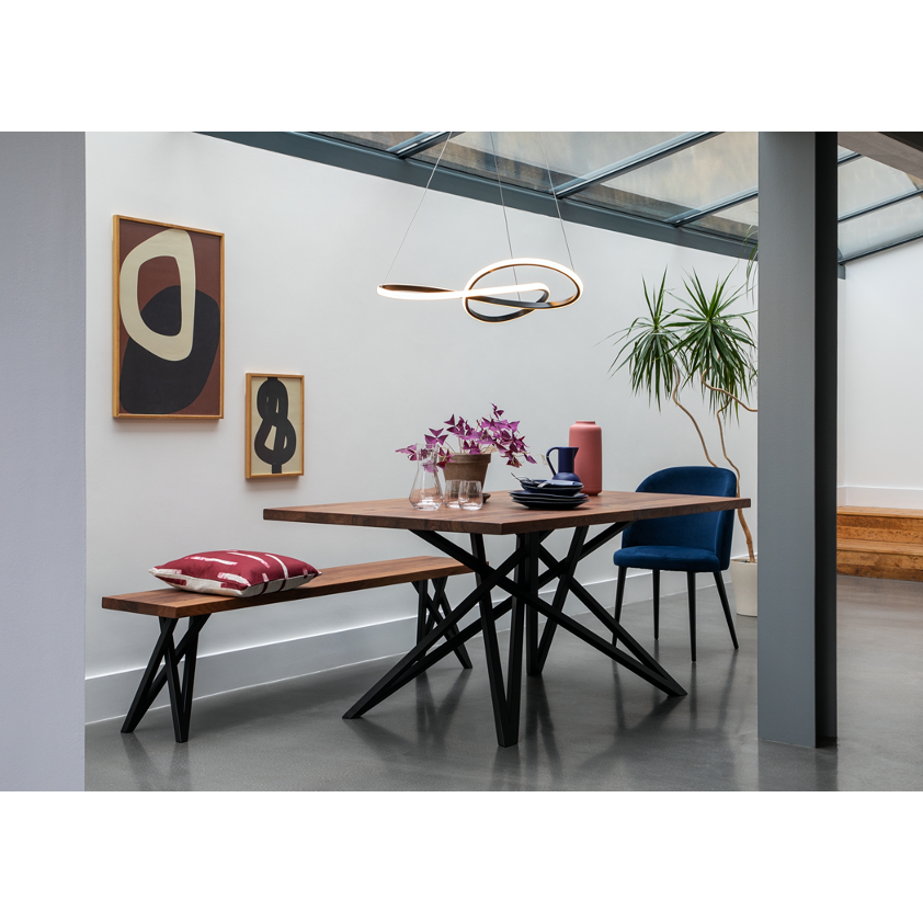 KORGEN Matbord Massiv Valnöt