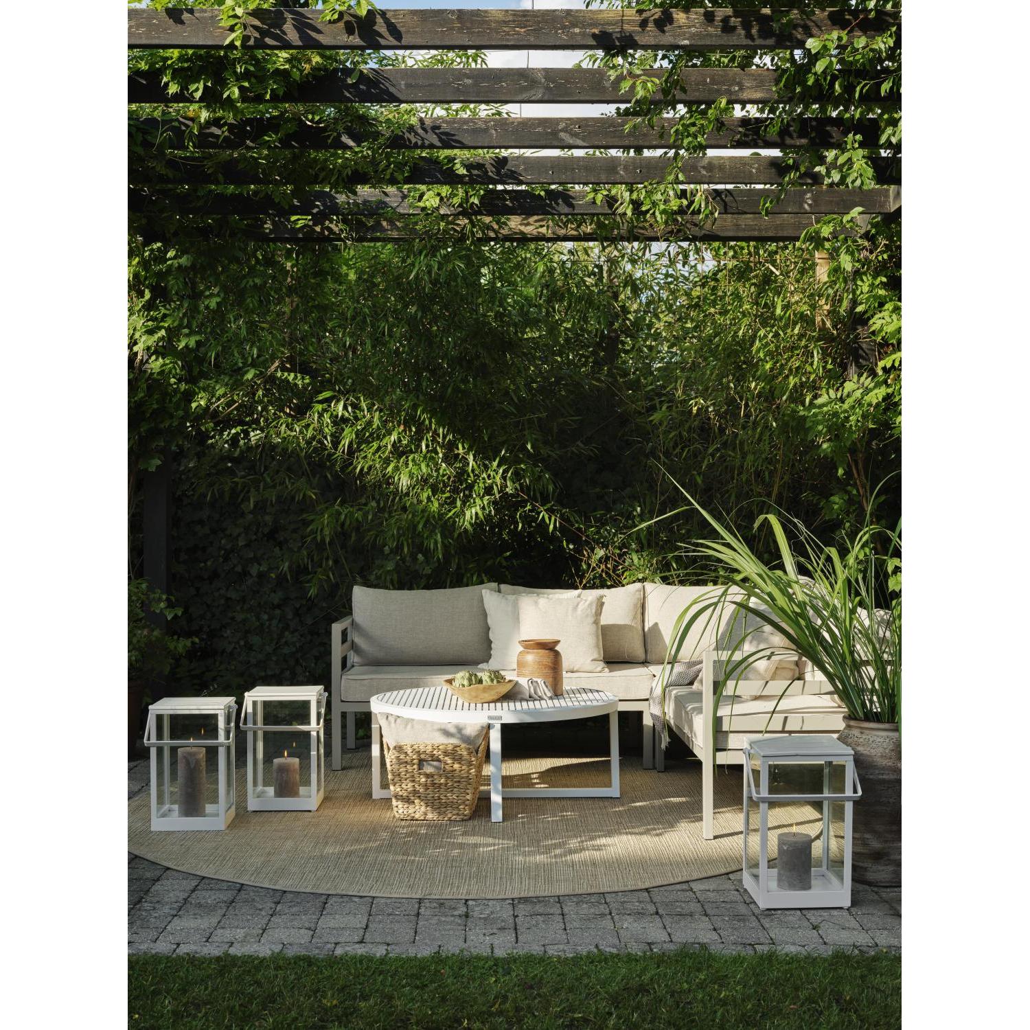 WELDON Hörnsoffa , vit utomhus, | Brafab