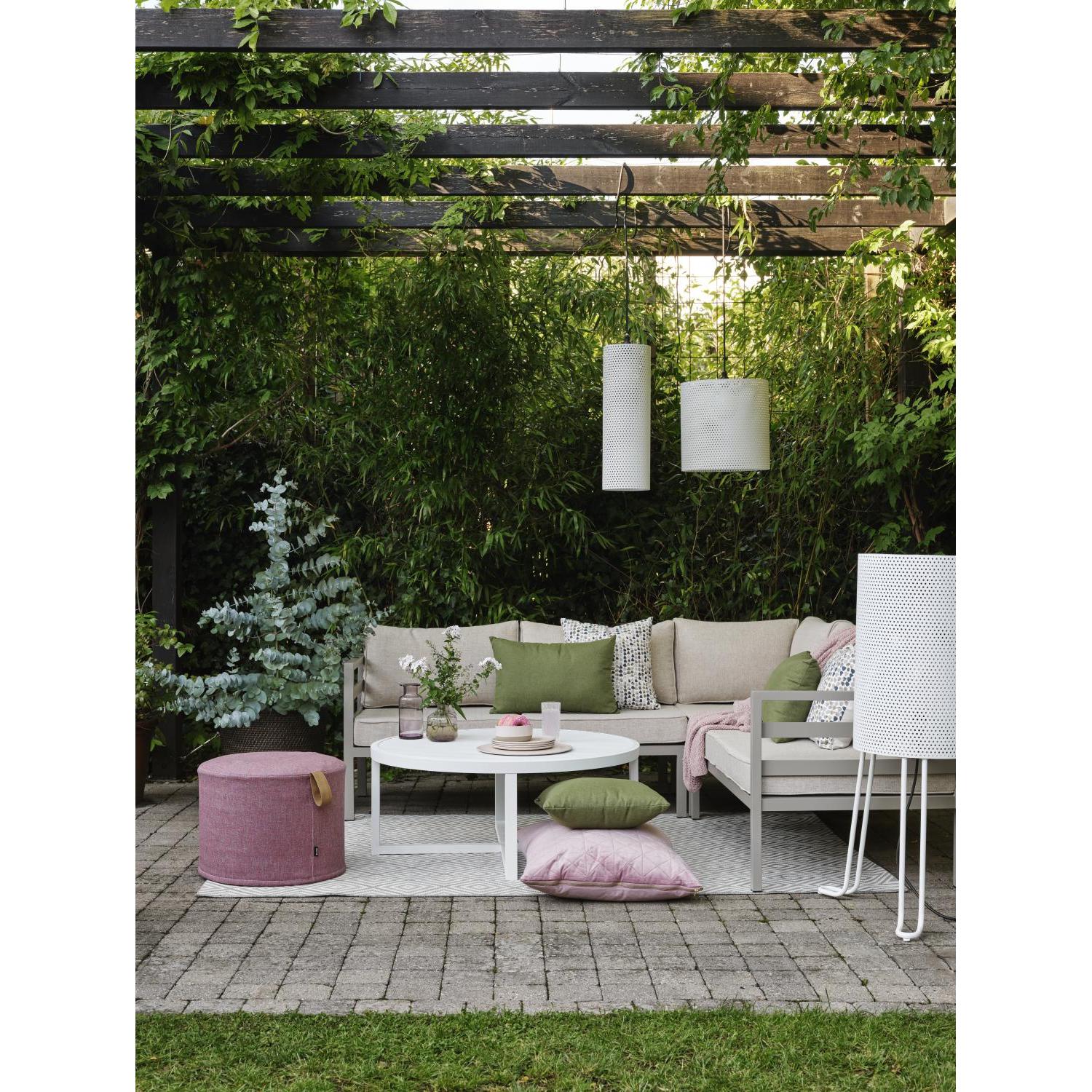 WELDON Hörnsoffa , vit utomhus, | Brafab