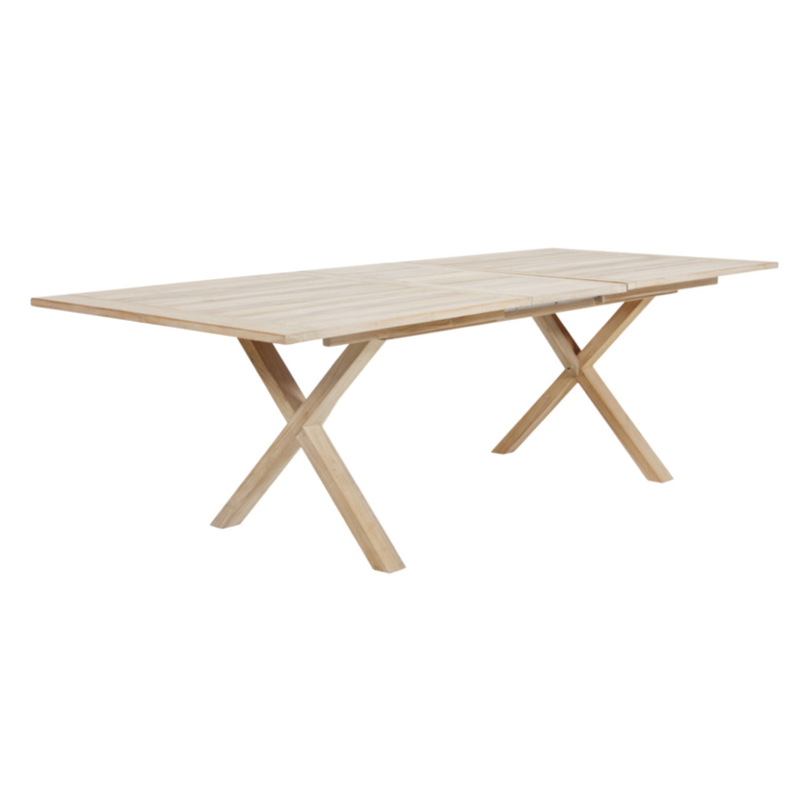 BORD BRUTUS, vitpigmenterad teak