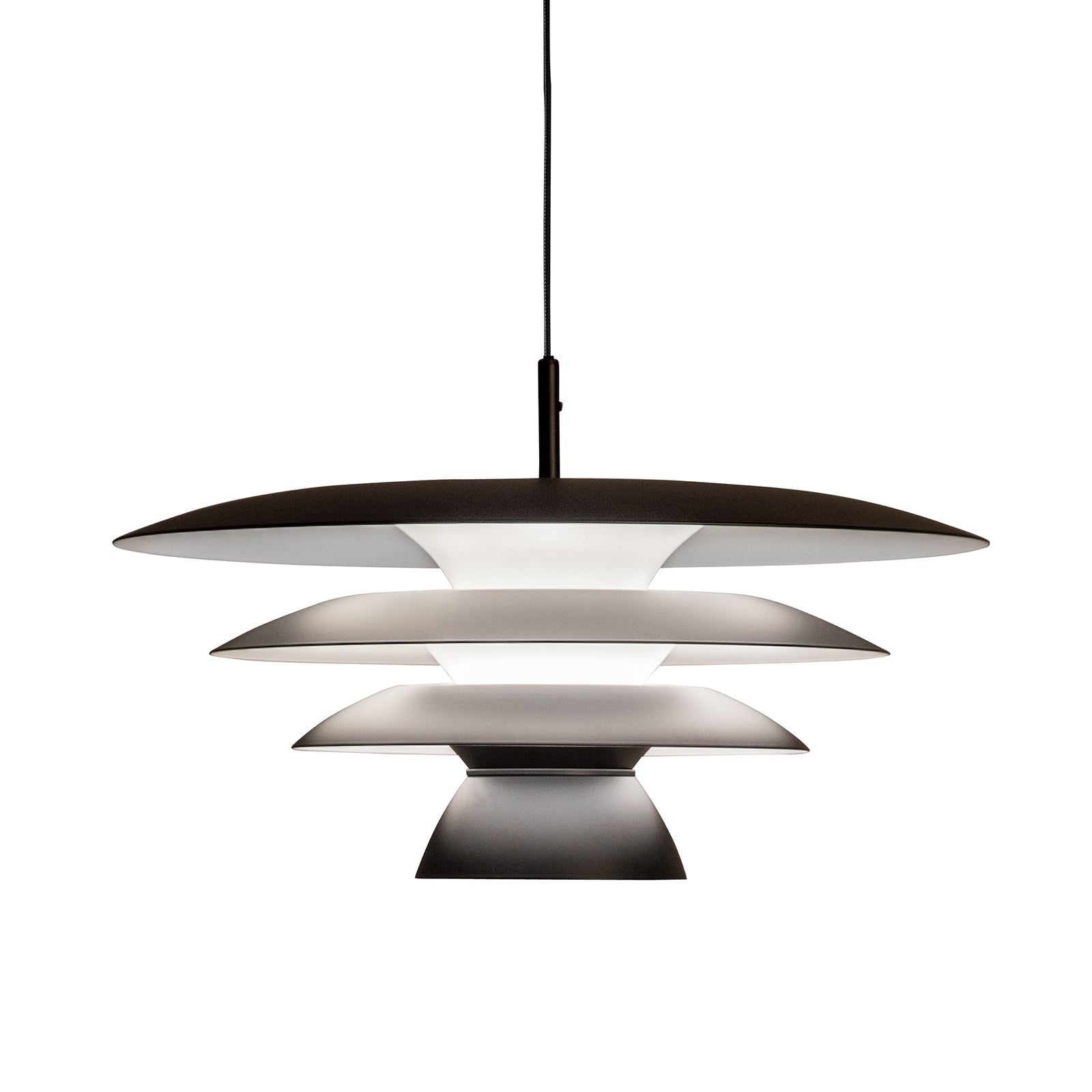 TAKLAMPA DA VINCI, svart