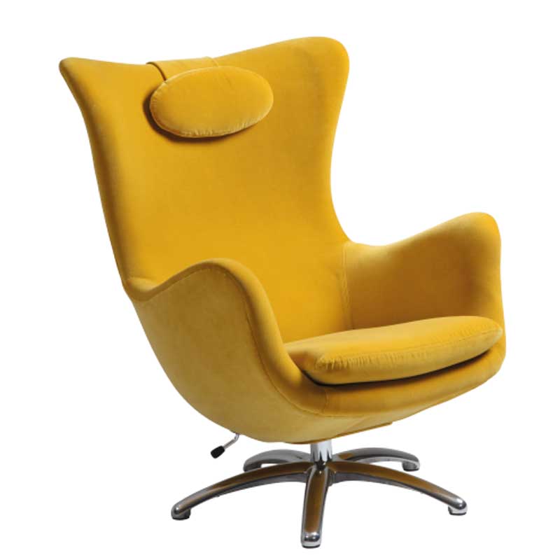 STATUS Fåtölj Cognac skinn