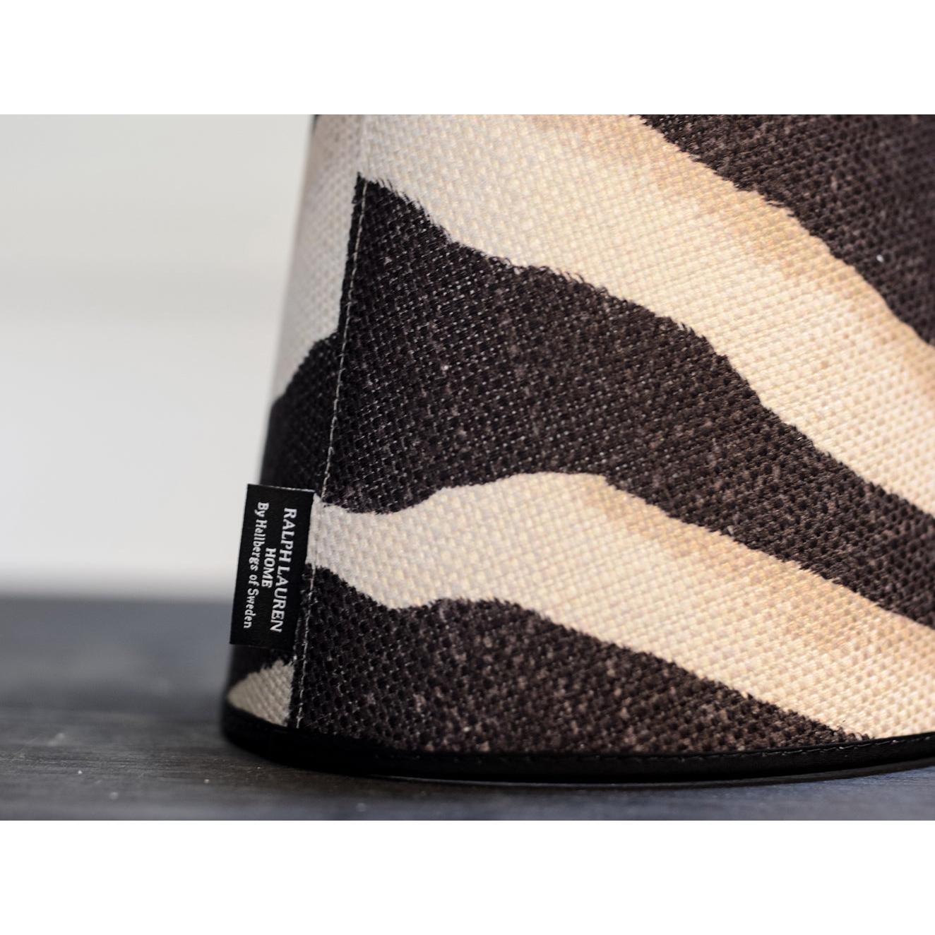 ZEBRA Lampskärm, mönstrad | Ralph Lauren® Home by Hallbergs Belysning