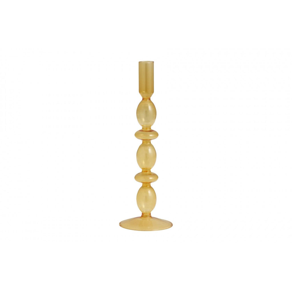 CHIROS, ljusstake i glas, bärnsten | Nordal