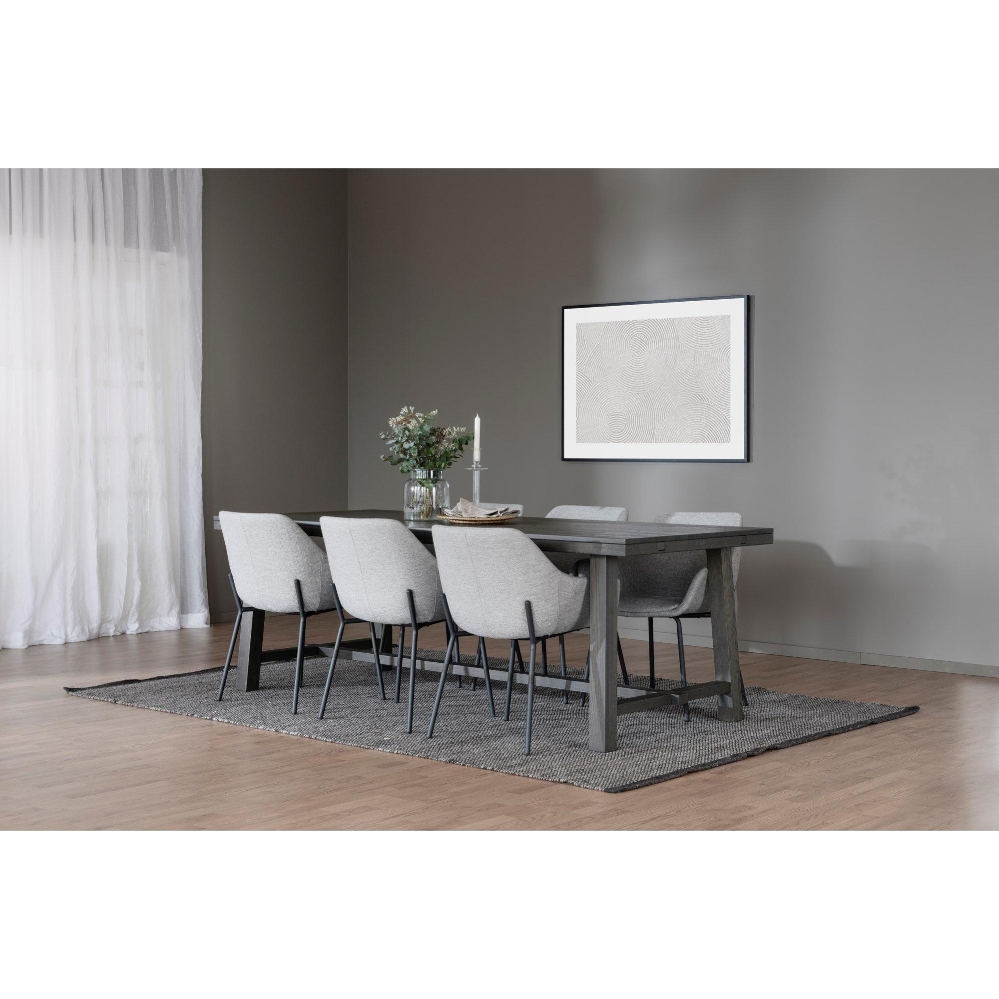 BROOKLYN Matbord mörkbrun 170-220 cm