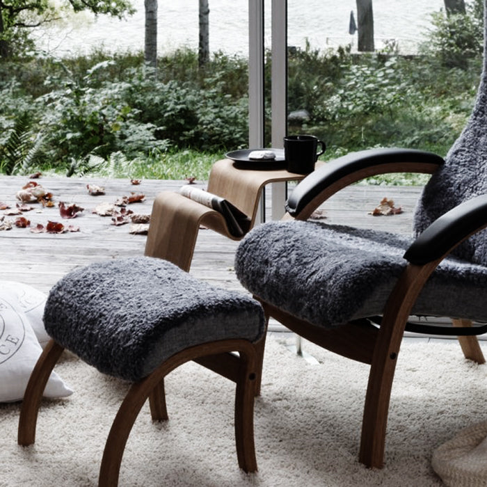 FUNCO Soffbord/tidskriftsställ, valnöt