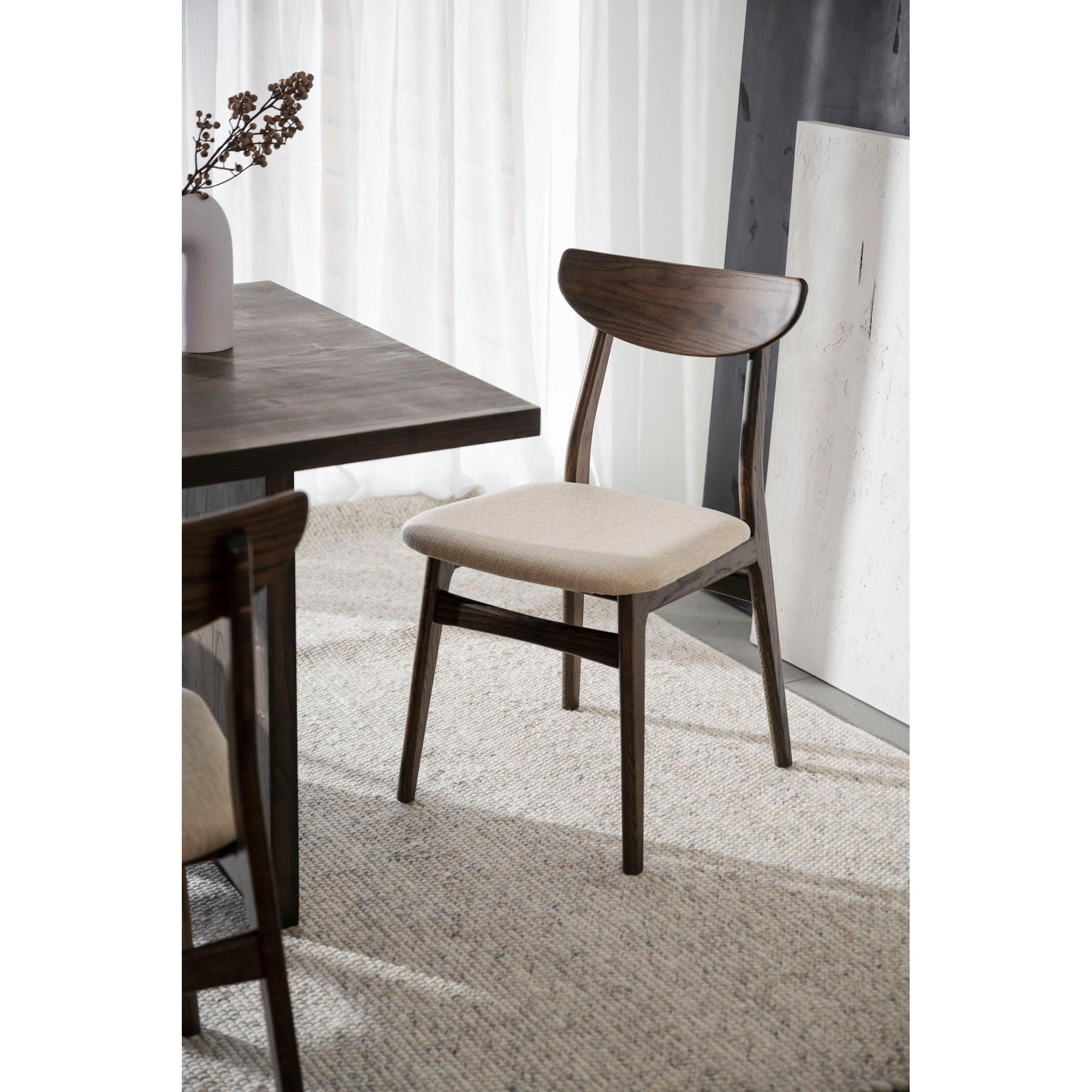 RODHAM Matstol brun ek