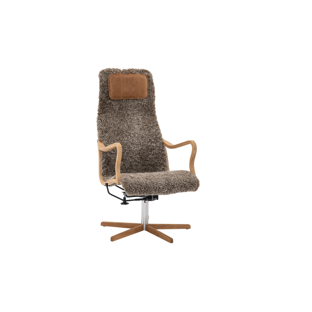 CHIC Fåtölj fårskinn