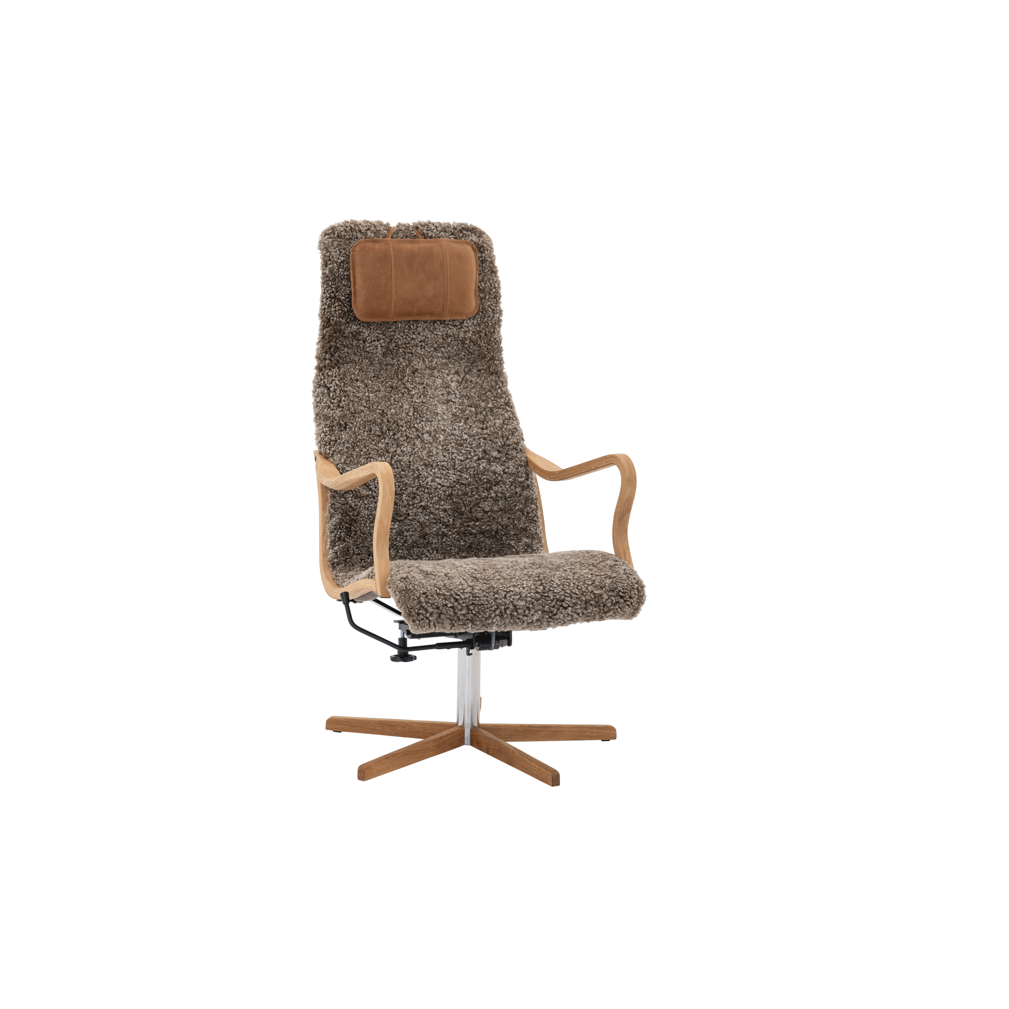 CHIC Fåtölj fårskinn