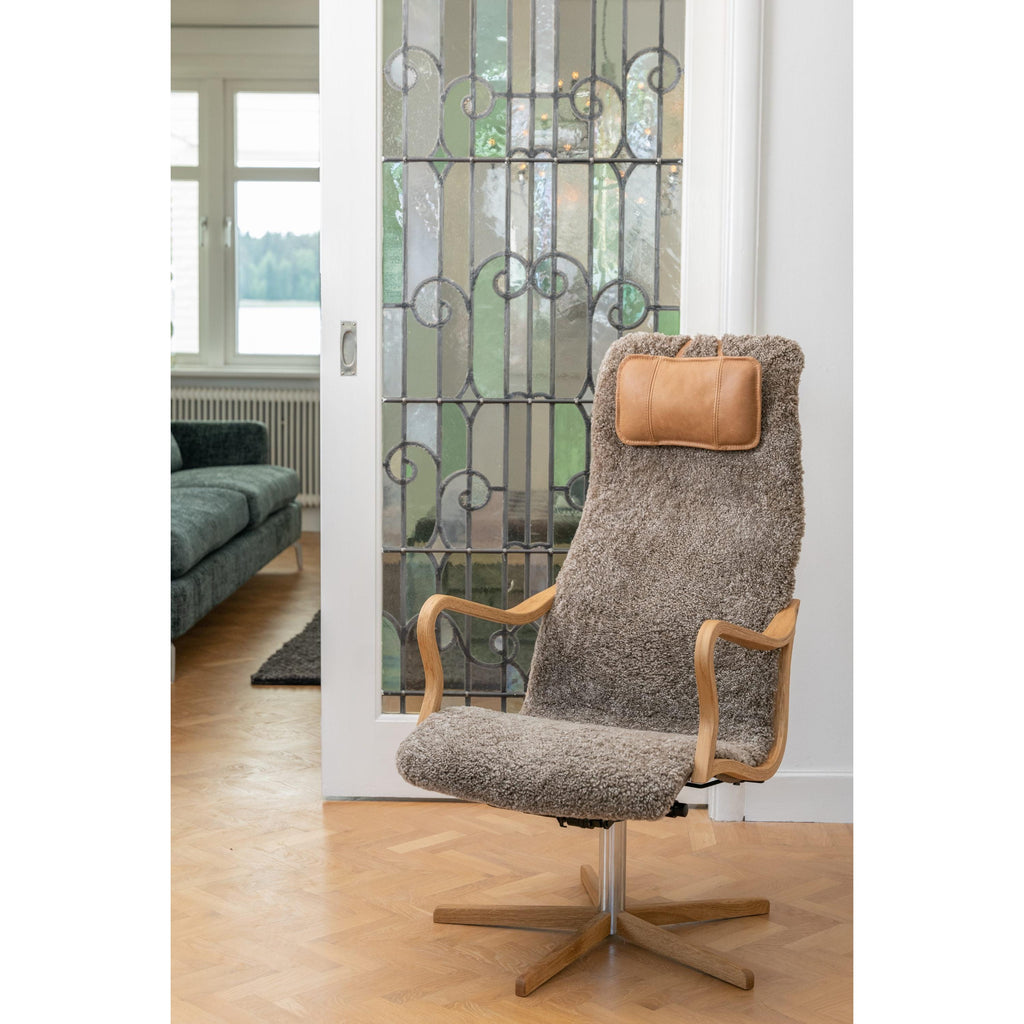 CHIC Fåtölj fårskinn