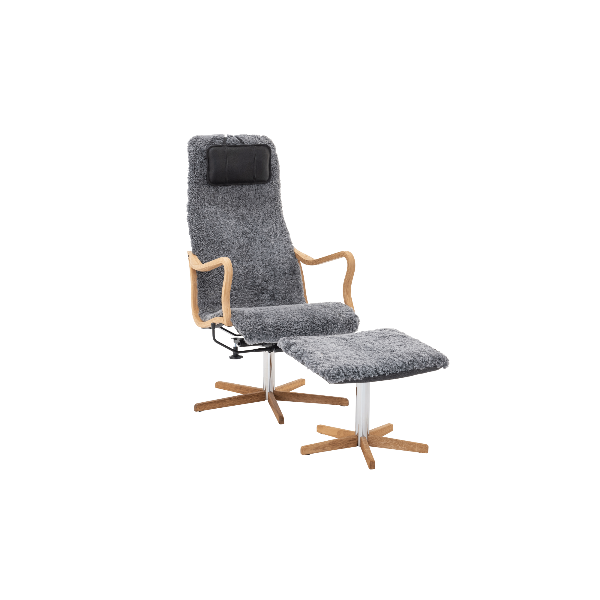 CHIC Fåtölj fårskinn