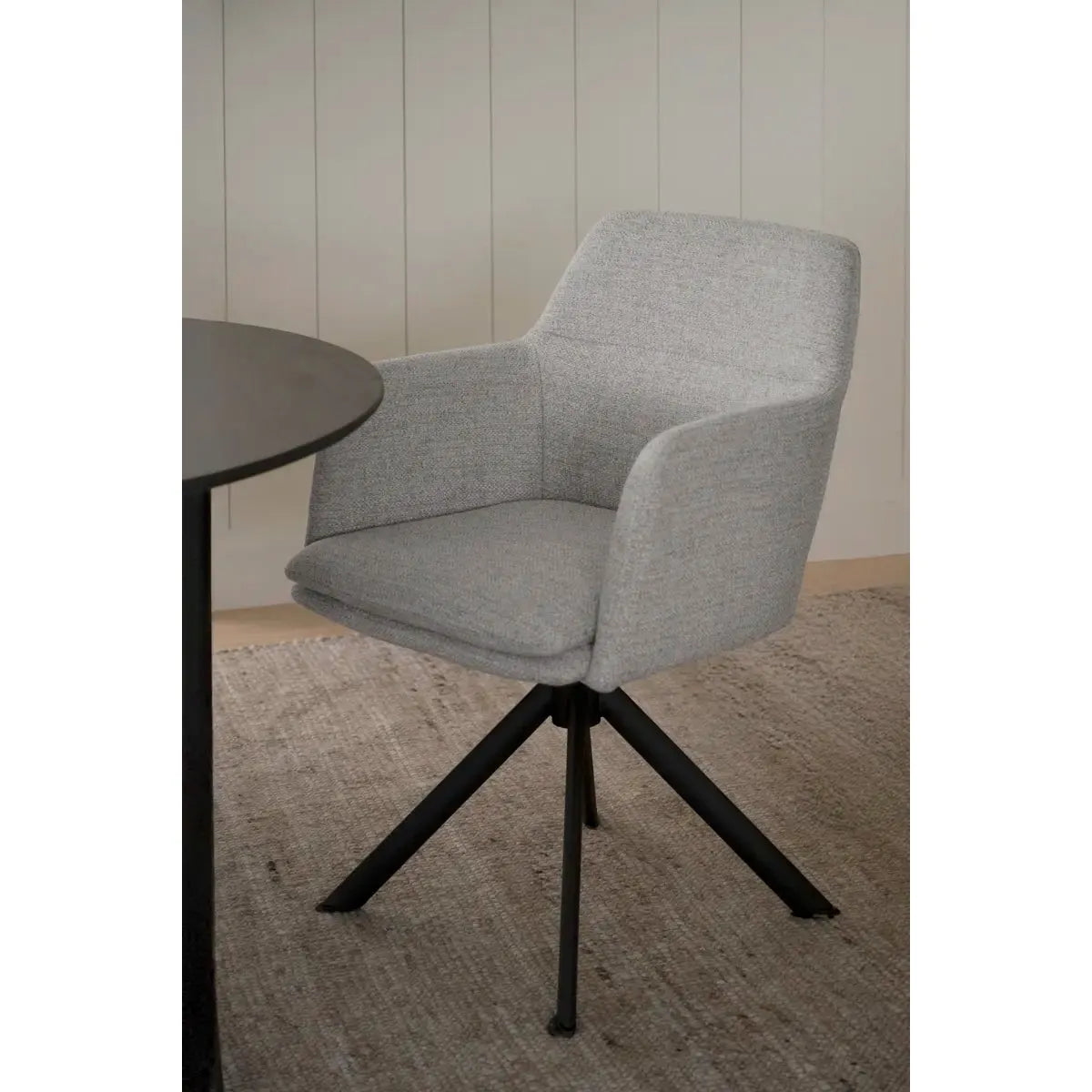 GLADSTONE Matstol/Karmstol med snurr/gung