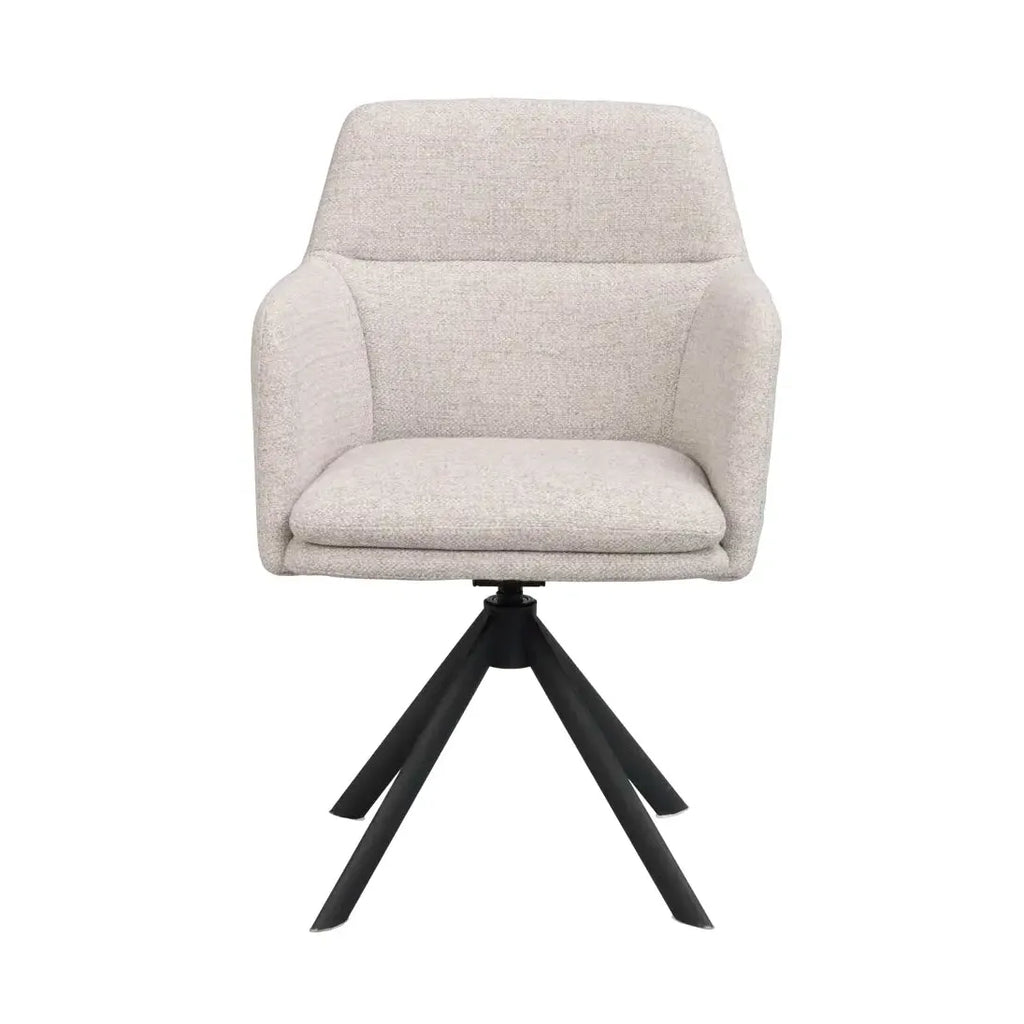 GLADSTONE Matstol/Karmstol med snurr/gung