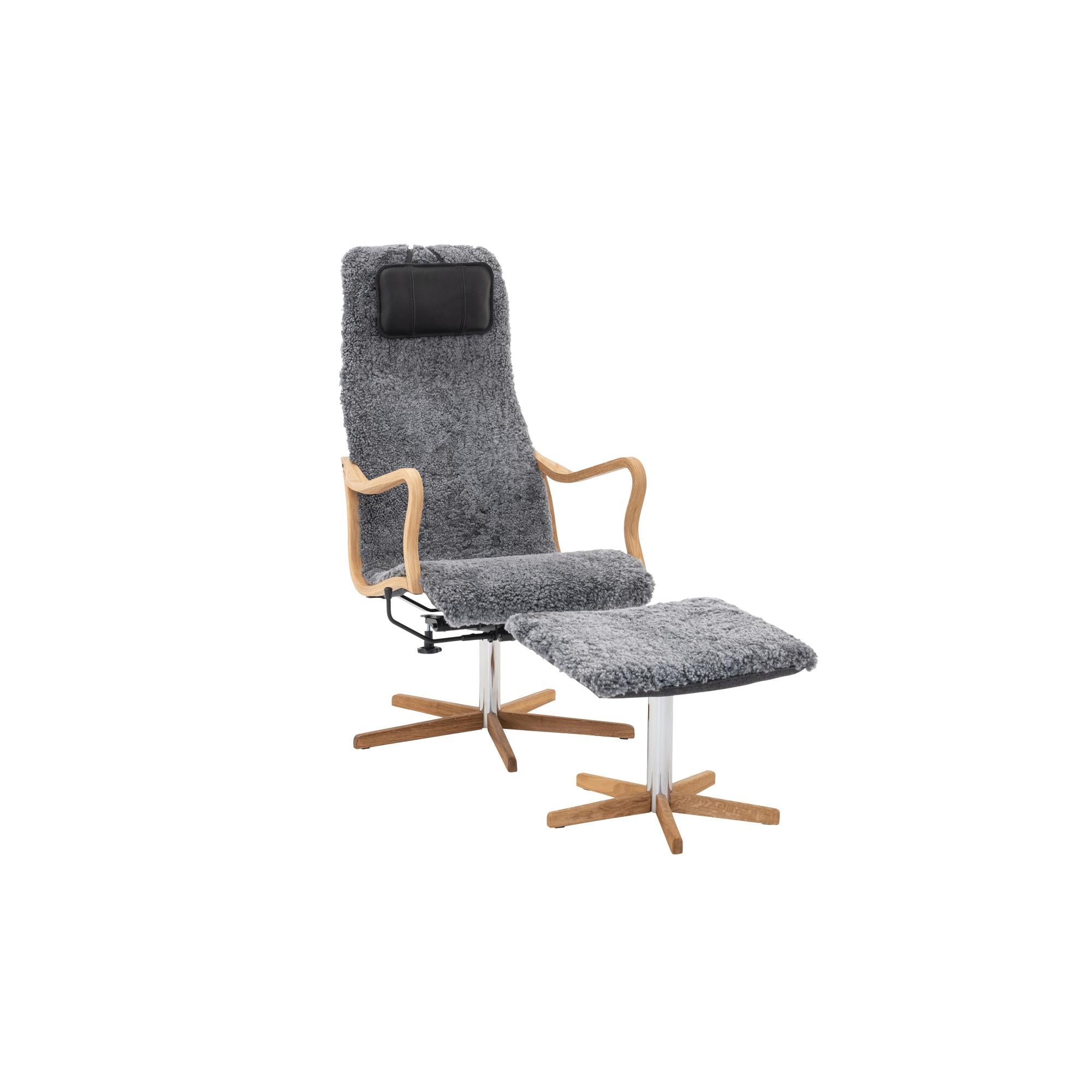 CHIC Fåtölj fårskinn
