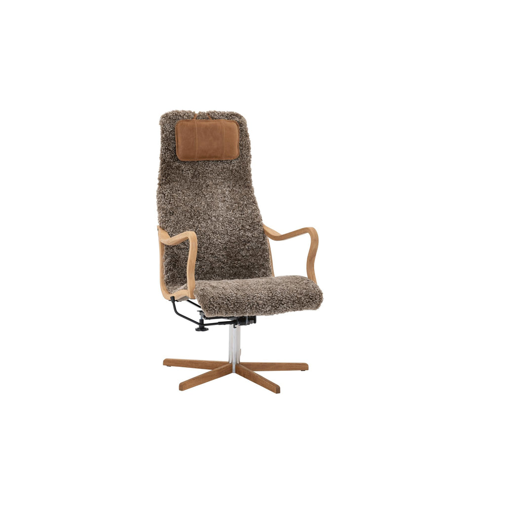 CHIC Fåtölj fårskinn