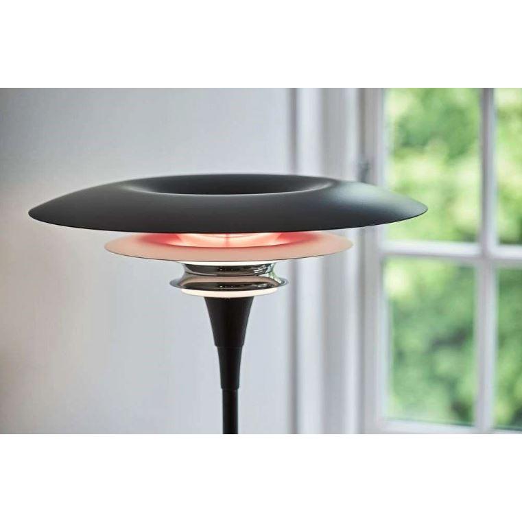 GOLVLAMPA DIABLO D500, svart/röd