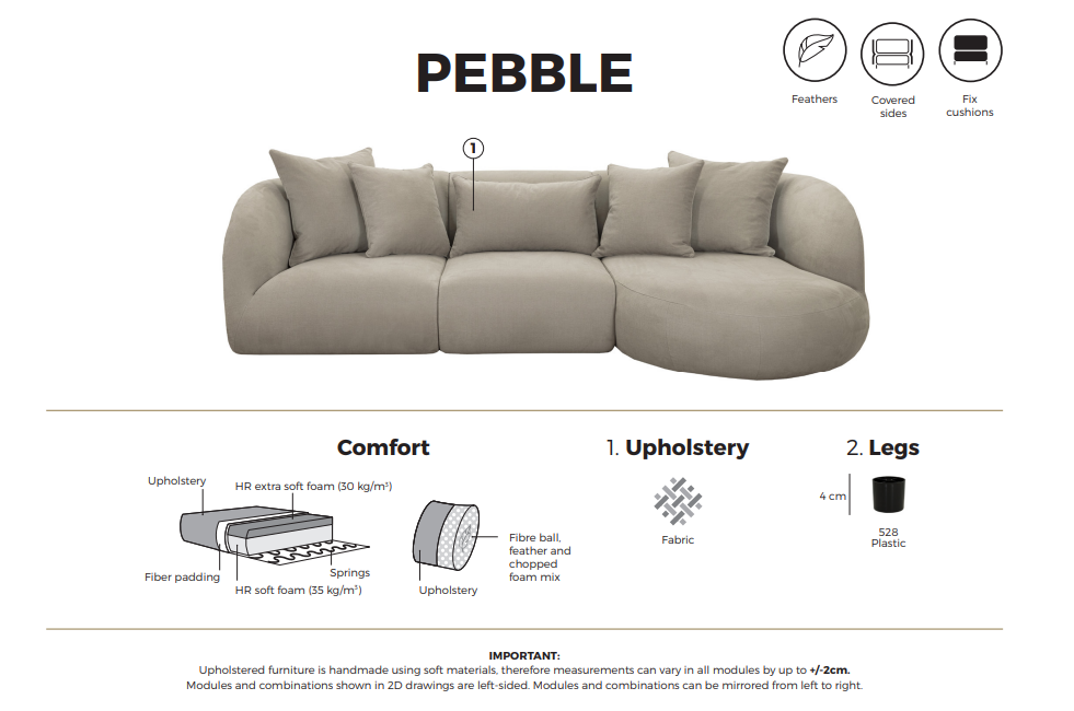 Pebble soffa